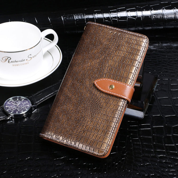 idewei Crocodile Texture Horizontal Flip Leather Case with Holder & Card Slots & Wallet, For Doogee N40 Pro, For Xiaomi Redmi 10, For Tecno Pova 2, For Vivo iQOO 8