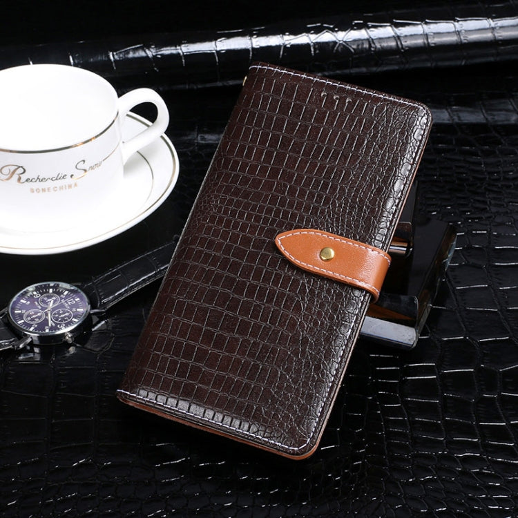 idewei Crocodile Texture Horizontal Flip Leather Case with Holder & Card Slots & Wallet, For Doogee N40 Pro, For Xiaomi Redmi 10, For Tecno Pova 2, For Vivo iQOO 8