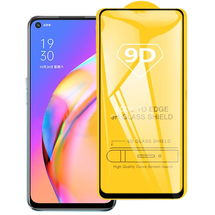 9D Full Glue Full Screen Tempered Glass Film, For OPPO A93 5G / A93s 5G (1 PC)