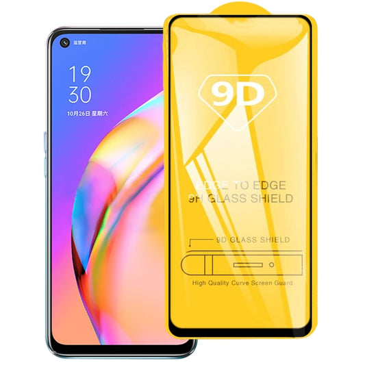 9D Full Glue Full Screen Tempered Glass Film, For OPPO A93 5G / A93s 5G (1 PC)