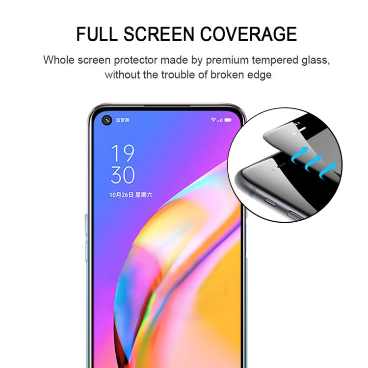 For OPPO A93 5G / A93s 5G Full Glue Full Cover Screen Protector Tempered Glass Film, For OPPO A93 5G / A93s 5G (1 PC)