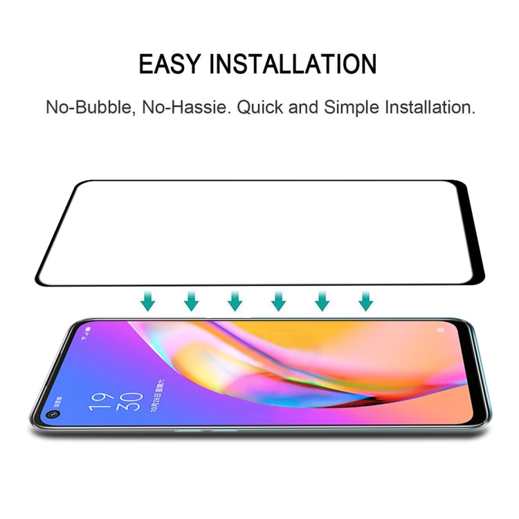 For OPPO A93 5G / A93s 5G Full Glue Full Cover Screen Protector Tempered Glass Film, For OPPO A93 5G / A93s 5G (1 PC)