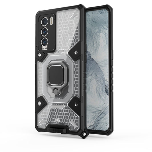 Space PC+TPU Shockproof Case with Ring Holder, For OPPO Realme GT Master Explorer