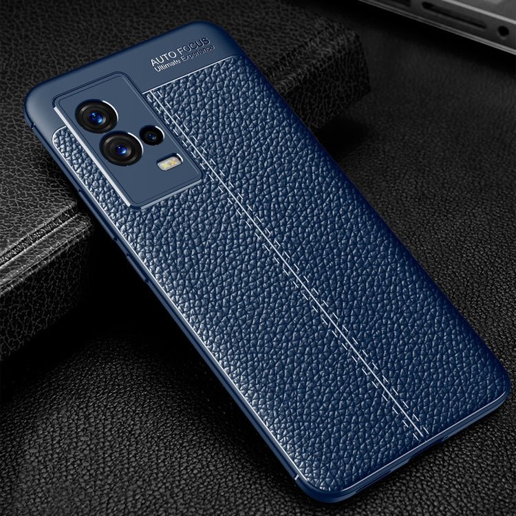 Litchi Texture TPU Shockproof Case, For vivo iQOO 8, For vivo iQOO 8 Pro, For OPPO Reno6 4G (Indonesia)