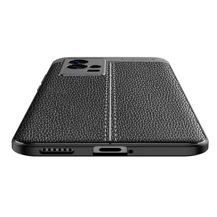 Litchi Texture TPU Shockproof Case, For vivo iQOO 8, For vivo iQOO 8 Pro, For OPPO Reno6 4G (Indonesia)