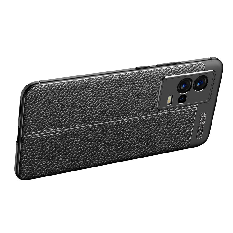 Litchi Texture TPU Shockproof Case, For vivo iQOO 8, For vivo iQOO 8 Pro, For OPPO Reno6 4G (Indonesia)