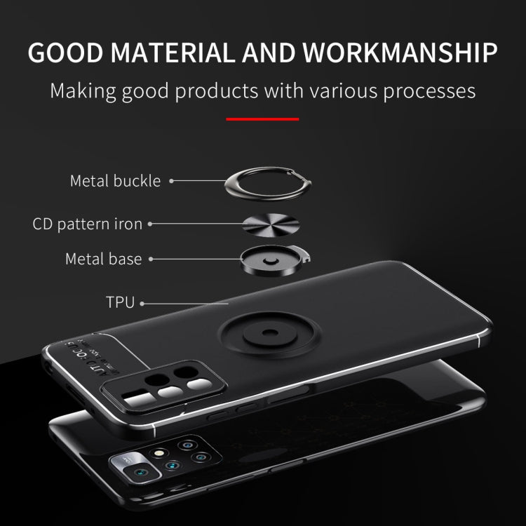 Metal Ring Holder 360 Degree Rotating TPU Case, For Xiaomi Redmi 10