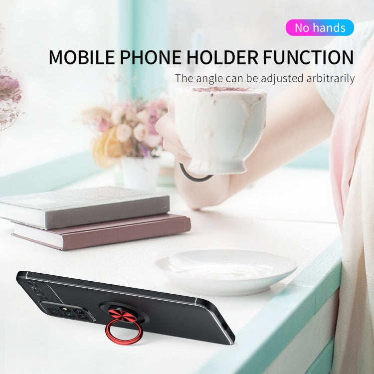 Metal Ring Holder 360 Degree Rotating TPU Case, For Xiaomi Redmi 10