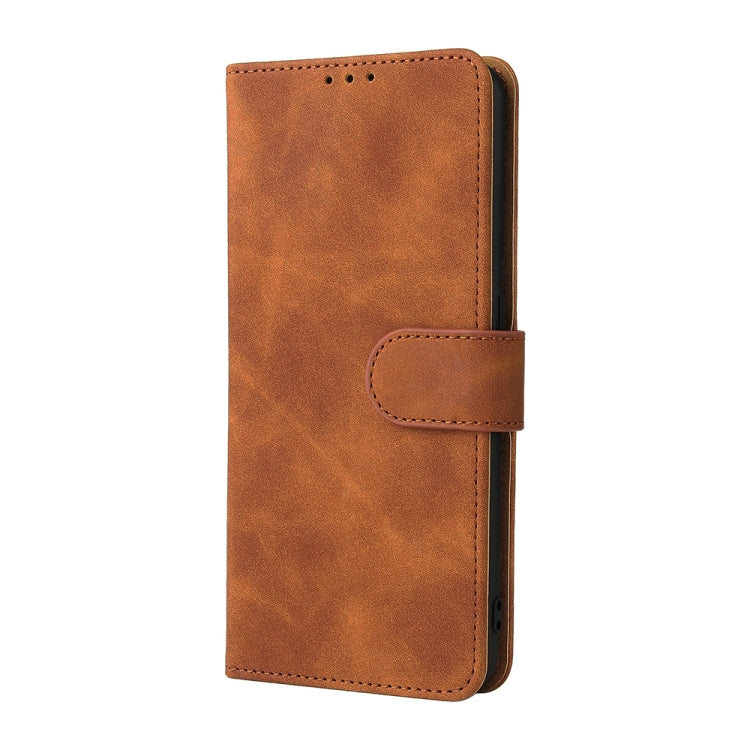 Solid Color Skin Feel Magnetic Buckle Horizontal Flip Calf Texture PU Leather Case with Holder & Card Slots & Wallet, For OPPO Reno 6Z