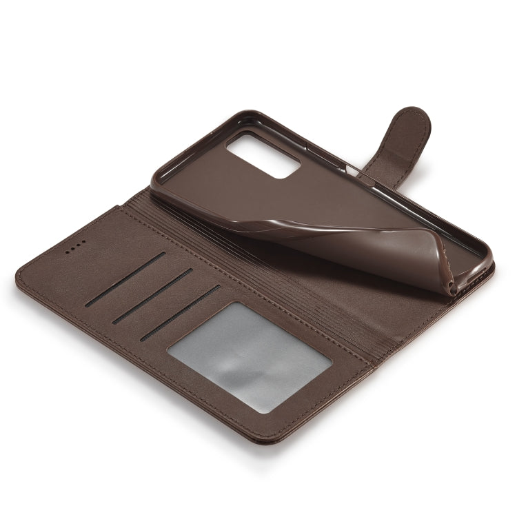 LC.IMEEKE Calf Texture Horizontal Flip Leather Case with Holder &amp; Card Slots &amp; Wallet, For Y20/Y20i/Y30/iQOO U1x