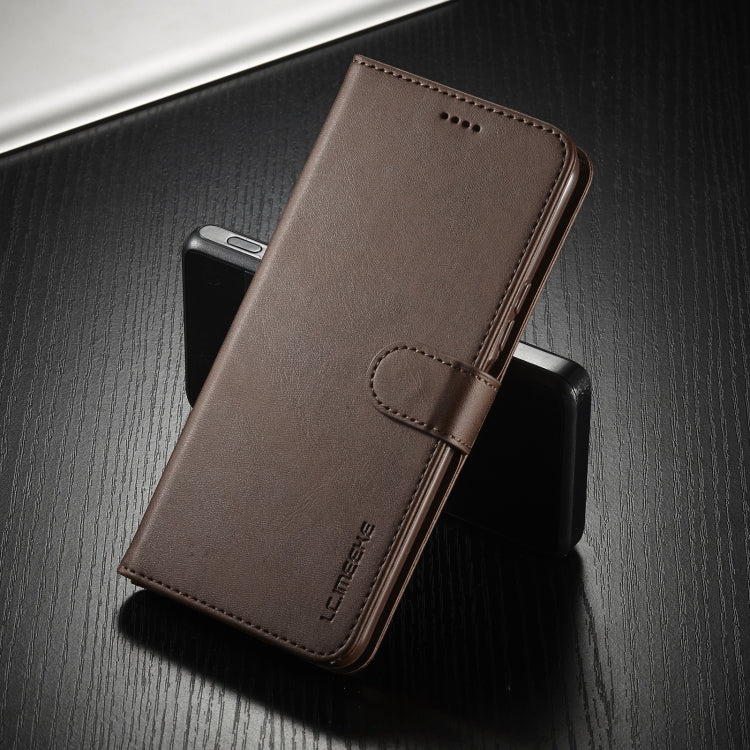 LC.IMEEKE Calf Texture Horizontal Flip Leather Case with Holder &amp; Card Slots &amp; Wallet, For Y20/Y20i/Y30/iQOO U1x