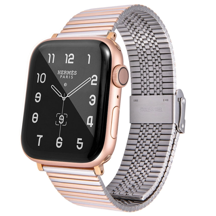 Multi-baht Steel Replacement Watchband For Apple Watch Series, 7 45mm / 6 &amp; SE &amp; 5 &amp; 4 44mm / 3 &amp; 2 &amp; 1 42mm, 7 41mm / 6 &amp; SE &amp; 5 &amp; 4 40mm / 3 &amp; 2 &amp; 1 38mm