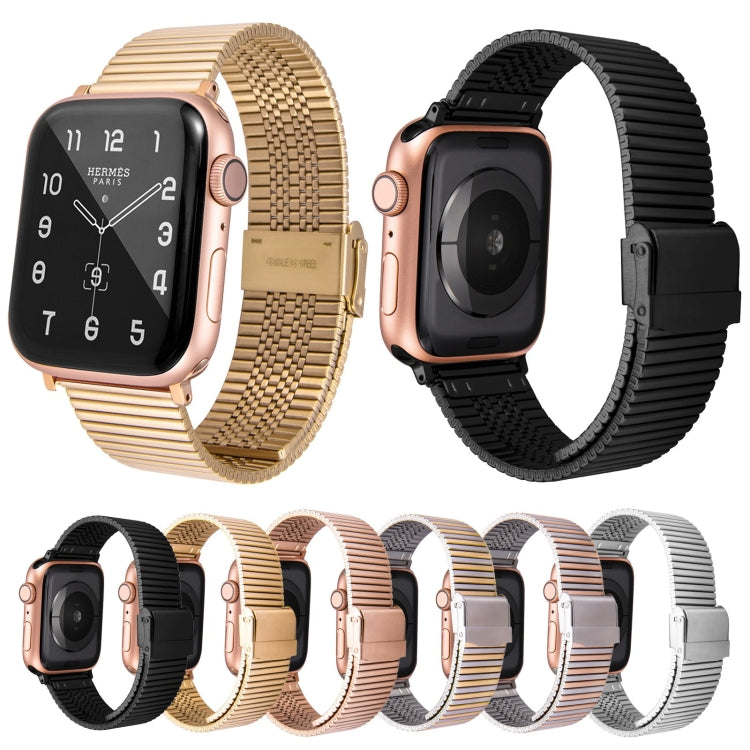 Multi-baht Steel Replacement Watchband For Apple Watch Series, 7 45mm / 6 &amp; SE &amp; 5 &amp; 4 44mm / 3 &amp; 2 &amp; 1 42mm, 7 41mm / 6 &amp; SE &amp; 5 &amp; 4 40mm / 3 &amp; 2 &amp; 1 38mm