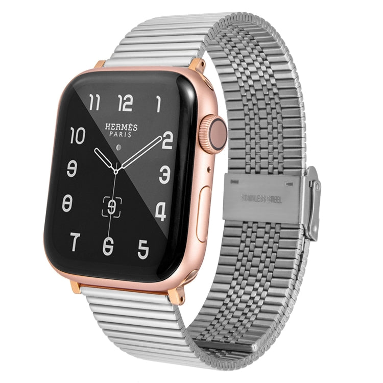 Multi-baht Steel Replacement Watchband For Apple Watch Series, 7 45mm / 6 &amp; SE &amp; 5 &amp; 4 44mm / 3 &amp; 2 &amp; 1 42mm, 7 41mm / 6 &amp; SE &amp; 5 &amp; 4 40mm / 3 &amp; 2 &amp; 1 38mm