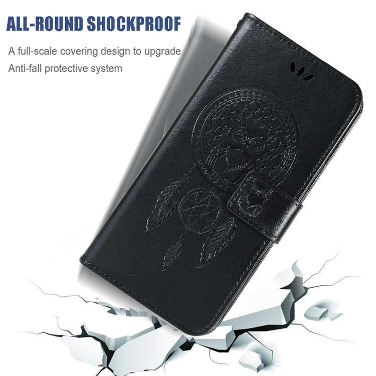 Wind Chime Owl Embossing Pattern Horizontal Flip Leather Case with Holder & Card Slots & Wallet, For OPPO A93 5G, For OPPO A94 / A95 5G