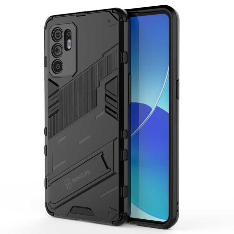 Punk Armor 2 in 1 PC + TPU Shockproof Case with Invisible Holder, For OPPO Reno6 4G, For vivo iQOO 8 Pro, For Honor Magic3 Pro