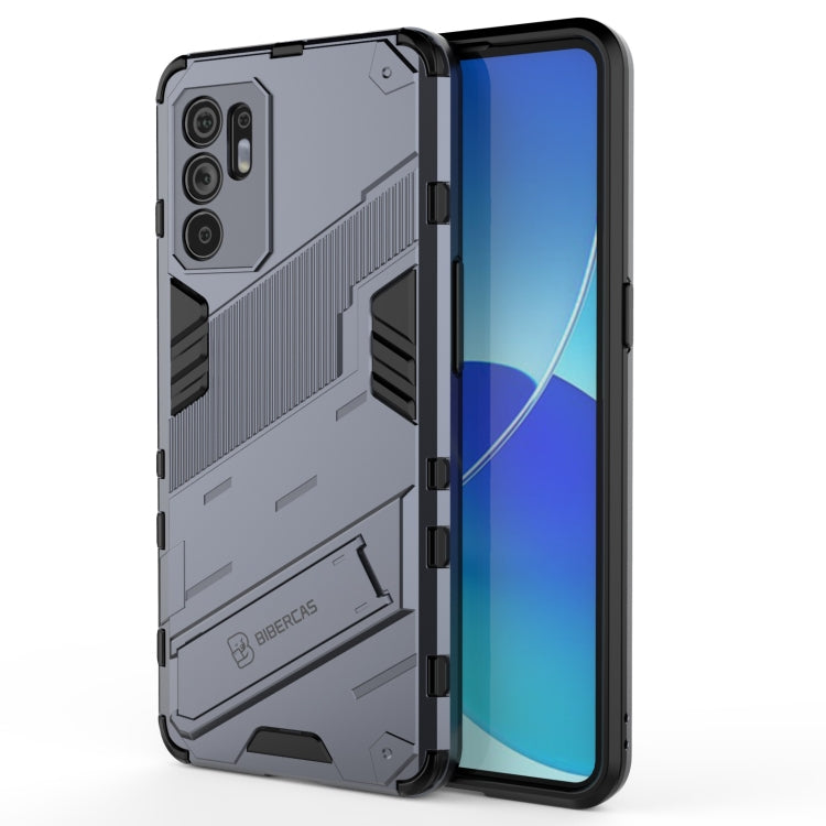 Punk Armor 2 in 1 PC + TPU Shockproof Case with Invisible Holder, For OPPO Reno6 4G, For vivo iQOO 8 Pro, For Honor Magic3 Pro