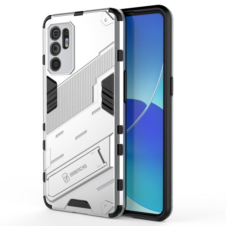 Punk Armor 2 in 1 PC + TPU Shockproof Case with Invisible Holder, For OPPO Reno6 4G, For vivo iQOO 8 Pro, For Honor Magic3 Pro