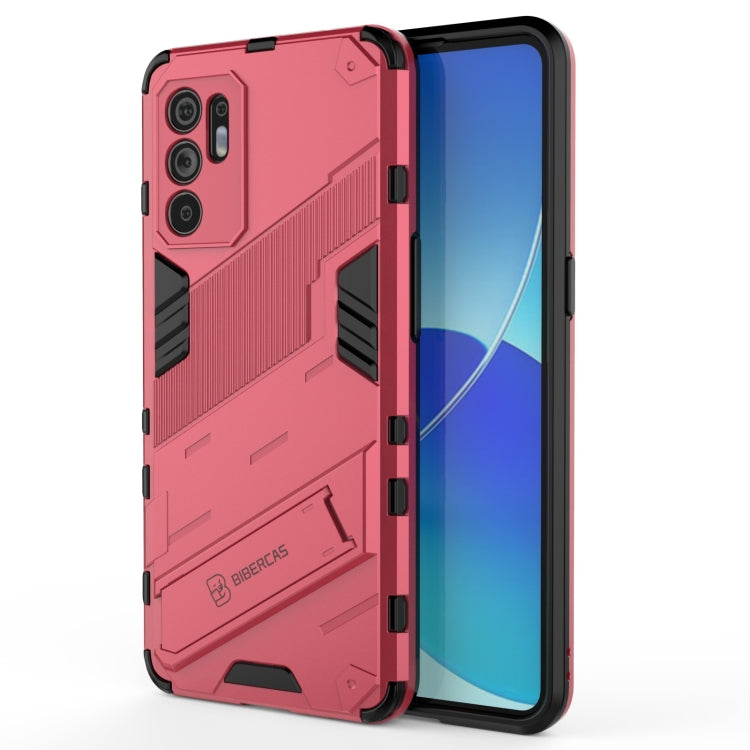 Punk Armor 2 in 1 PC + TPU Shockproof Case with Invisible Holder, For OPPO Reno6 4G, For vivo iQOO 8 Pro, For Honor Magic3 Pro