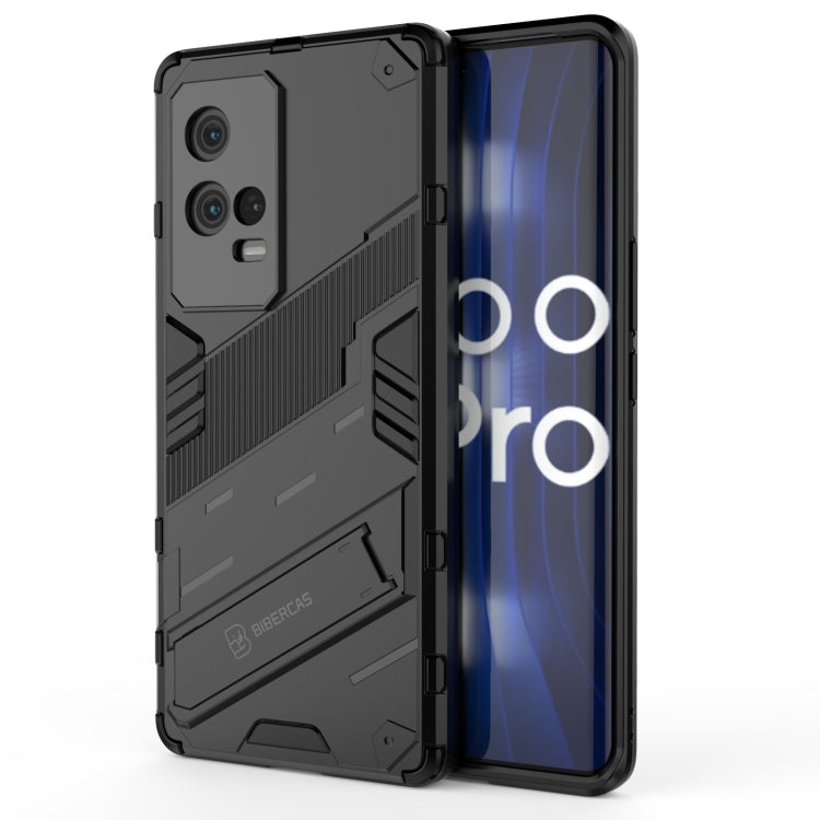 Punk Armor 2 in 1 PC + TPU Shockproof Case with Invisible Holder, For OPPO Reno6 4G, For vivo iQOO 8 Pro, For Honor Magic3 Pro