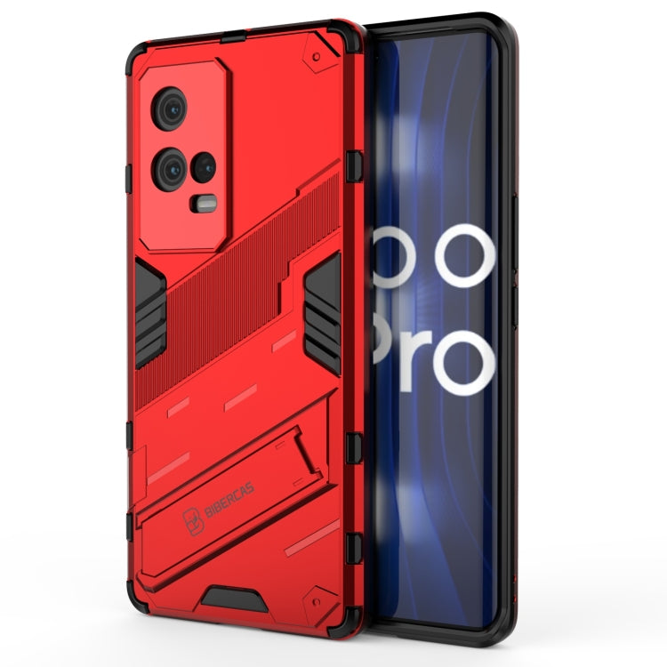 Punk Armor 2 in 1 PC + TPU Shockproof Case with Invisible Holder, For OPPO Reno6 4G, For vivo iQOO 8 Pro, For Honor Magic3 Pro