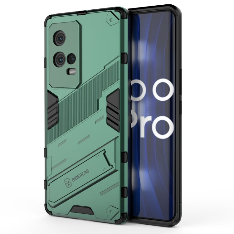 Punk Armor 2 in 1 PC + TPU Shockproof Case with Invisible Holder, For OPPO Reno6 4G, For vivo iQOO 8 Pro, For Honor Magic3 Pro