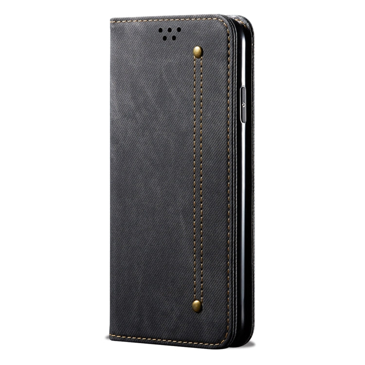 Denim Texture Casual Style Horizontal Flip Leather Case with Holder & Card Slots & Wallet, For OPPO Realme C21Y