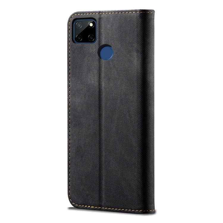 Denim Texture Casual Style Horizontal Flip Leather Case with Holder & Card Slots & Wallet, For OPPO Realme C21Y