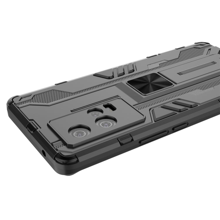 Supersonic PC + TPU Shock-proof Protective Case with Holder, For vivo iQOO 8 Pro