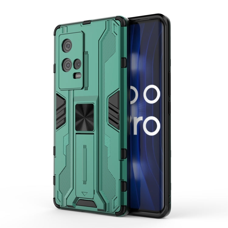 Supersonic PC + TPU Shock-proof Protective Case with Holder, For vivo iQOO 8 Pro