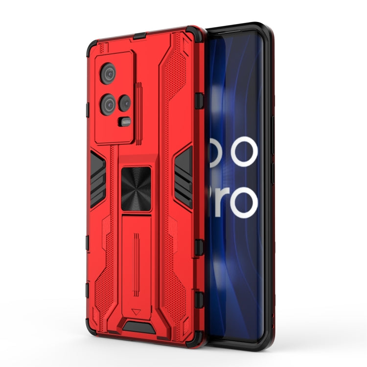 Supersonic PC + TPU Shock-proof Protective Case with Holder, For vivo iQOO 8 Pro