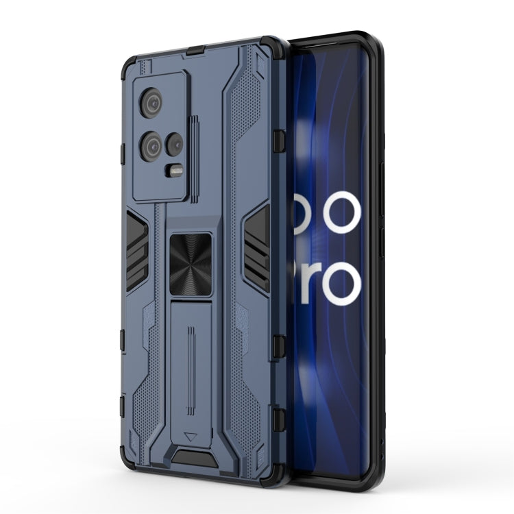 Supersonic PC + TPU Shock-proof Protective Case with Holder, For vivo iQOO 8 Pro