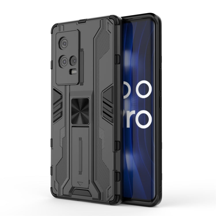 Supersonic PC + TPU Shock-proof Protective Case with Holder, For vivo iQOO 8 Pro