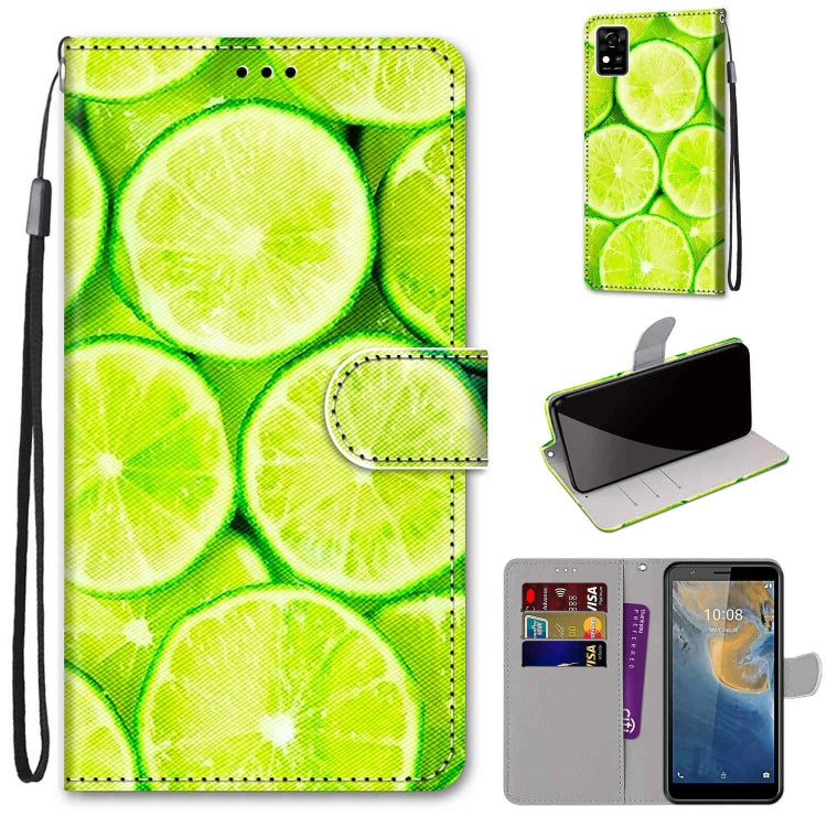 Colored Drawing Cross Texture Horizontal Flip PU Leather Case with Holder &amp; Card Slots &amp; Wallet &amp; Lanyard, Series 1