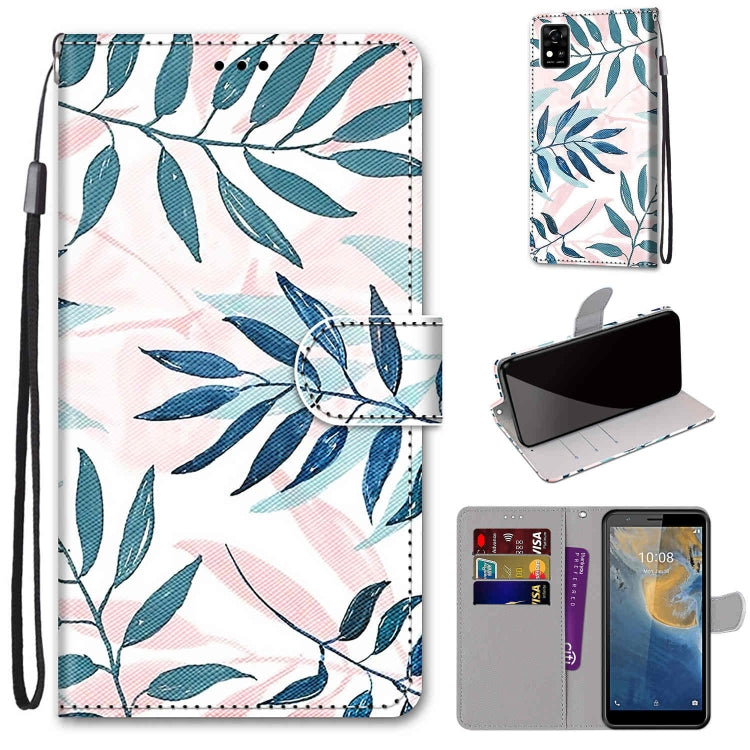 Coloured Drawing Cross Texture Horizontal Flip PU Leather Case with Holder & Card Slots & Wallet & Lanyard, Series 1