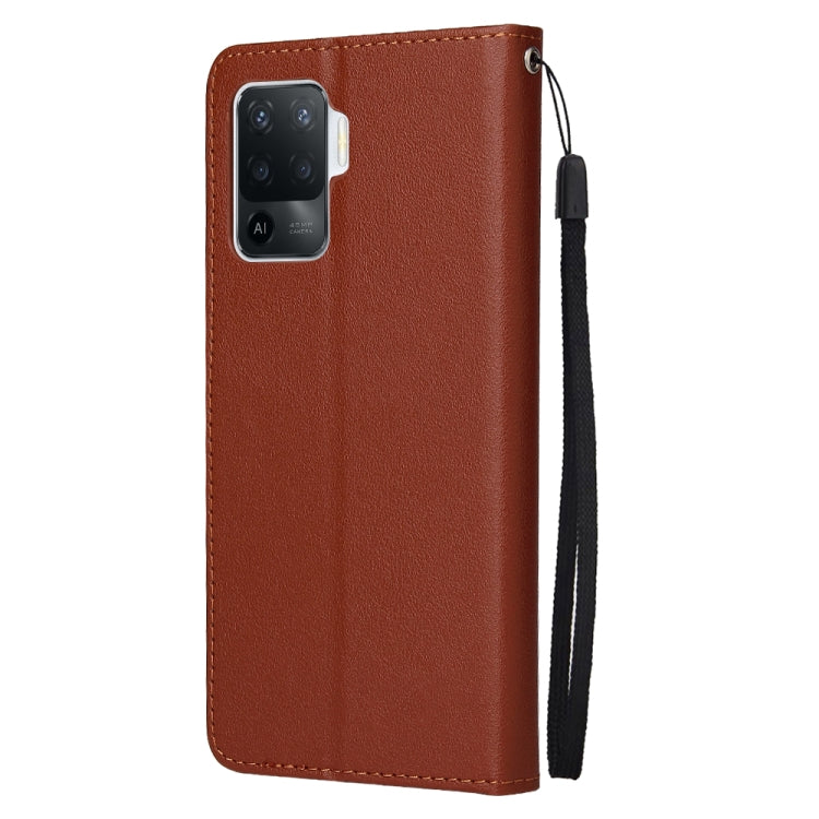 Multifunctional Horizontal Flip Leather Case, with Three Card Slot & Holder & Double Zip Wallett & Photo Frame & Lanyard, For OPPO A94 4G, For OPPO Realme 8 / 8 Pro 4G, For Xiaomi Redmi Note 10 5G