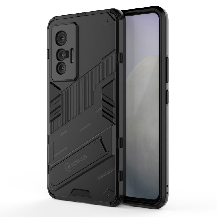 Punk Armor 2 in 1 PC + TPU Shockproof Case with Invisible Holder