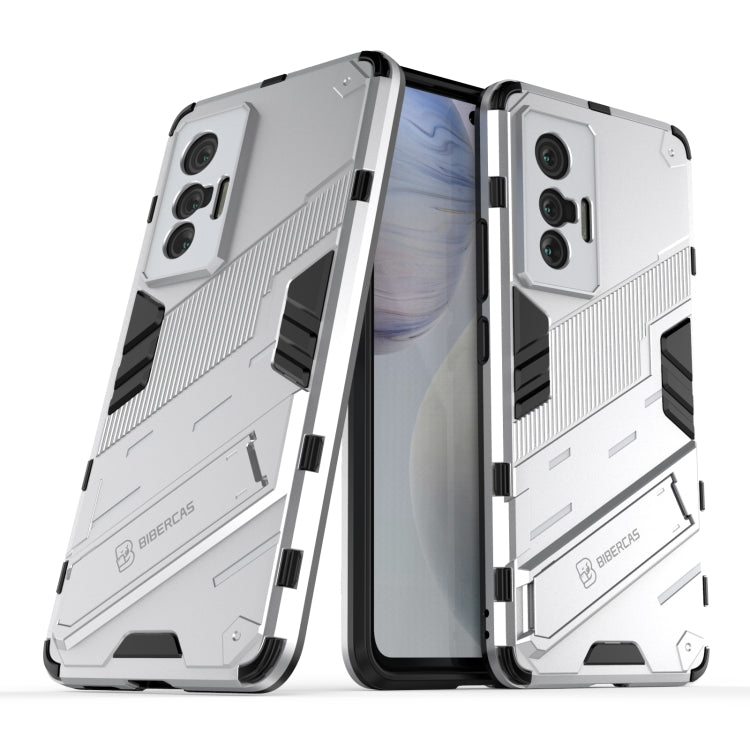 Punk Armor 2 in 1 PC + TPU Shockproof Case with Invisible Holder