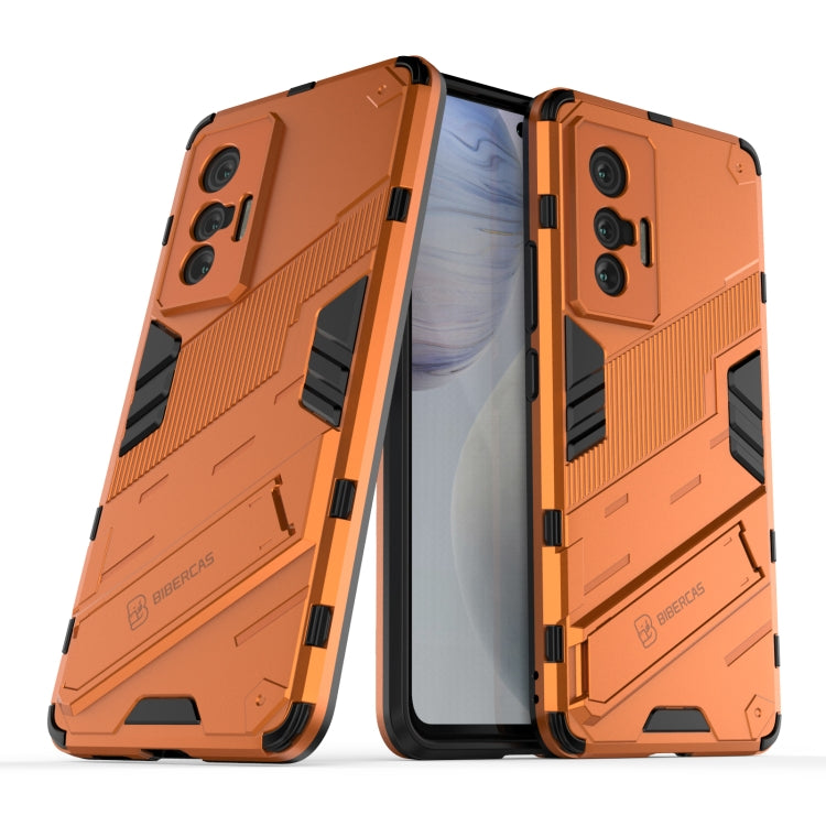 Punk Armor 2 in 1 PC + TPU Shockproof Case with Invisible Holder, For vivo X70, For vivo X70 Pro, For vivo X70 Pro+