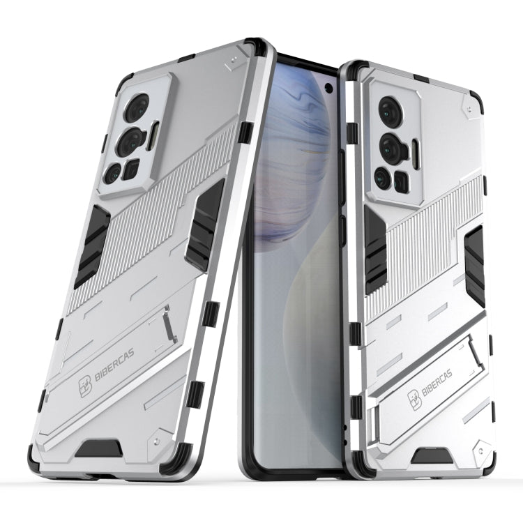 Punk Armor 2 in 1 PC + TPU Shockproof Case with Invisible Holder