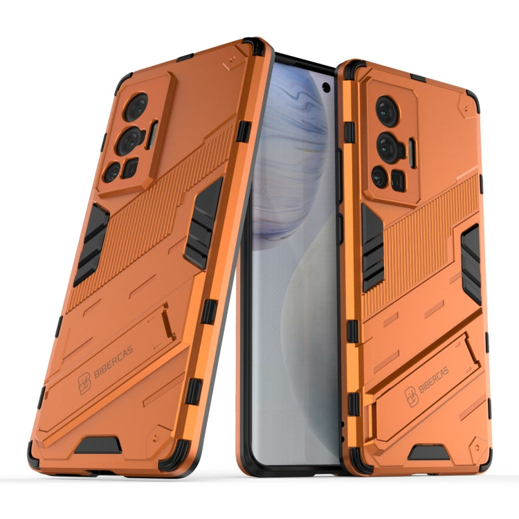 Punk Armor 2 in 1 PC + TPU Shockproof Case with Invisible Holder, For vivo X70, For vivo X70 Pro, For vivo X70 Pro+