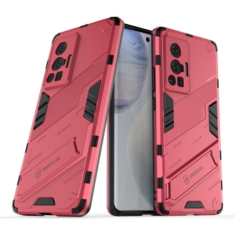 Punk Armor 2 in 1 PC + TPU Shockproof Case with Invisible Holder