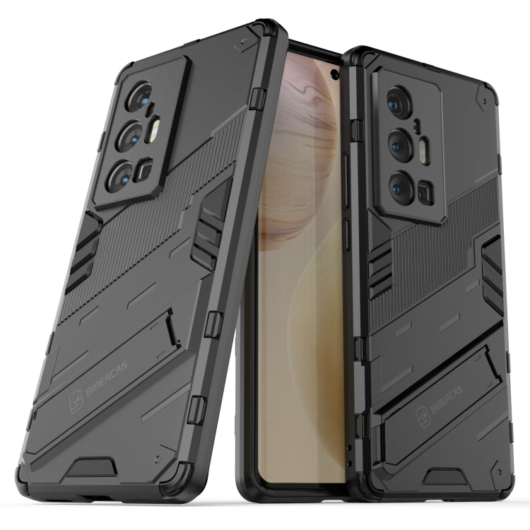 Punk Armor 2 in 1 PC + TPU Shockproof Case with Invisible Holder, For vivo X70, For vivo X70 Pro, For vivo X70 Pro+