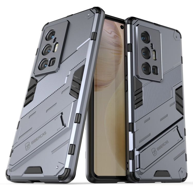 Punk Armor 2 in 1 PC + TPU Shockproof Case with Invisible Holder, For vivo X70, For vivo X70 Pro, For vivo X70 Pro+