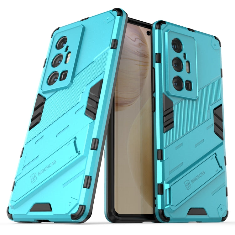 Punk Armor 2 in 1 PC + TPU Shockproof Case with Invisible Holder, For vivo X70, For vivo X70 Pro, For vivo X70 Pro+