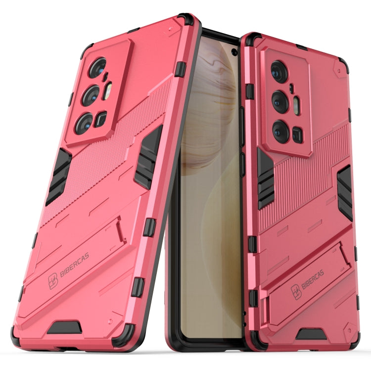 Punk Armor 2 in 1 PC + TPU Shockproof Case with Invisible Holder, For vivo X70, For vivo X70 Pro, For vivo X70 Pro+