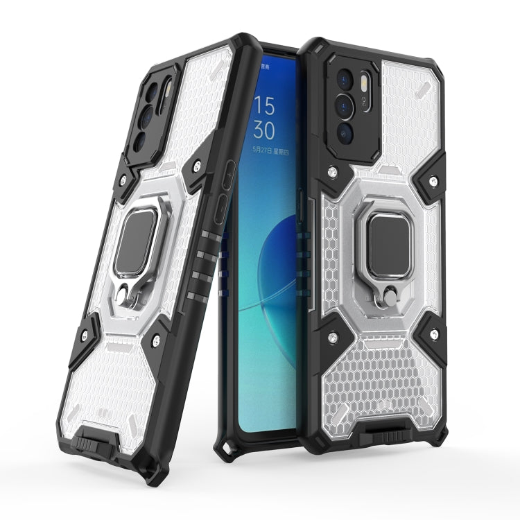 Space PC + TPU Ring Holder Protective Case, For OPPO Reno6 4G Overseas Version, For OPPO Reno 6Z