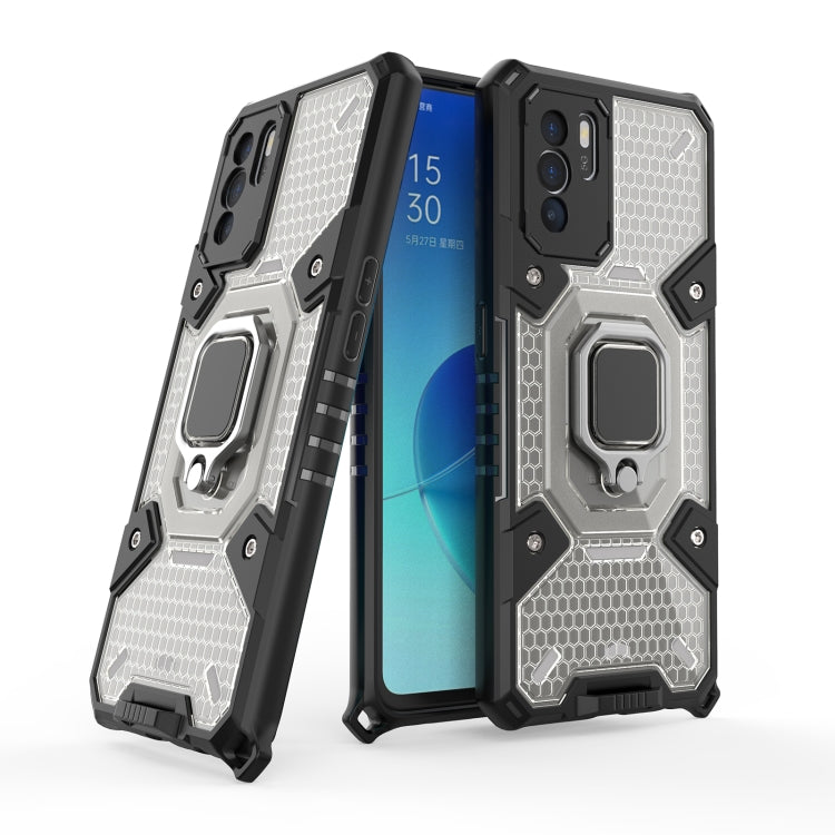 Space PC + TPU Ring Holder Protective Case, For OPPO Reno6 4G Overseas Version, For OPPO Reno 6Z