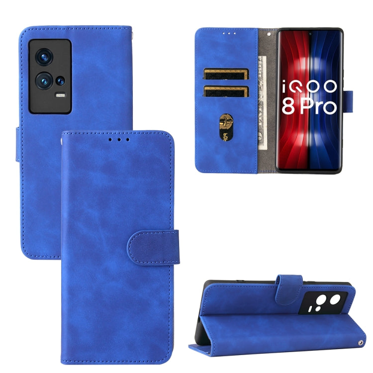 Solid Color Skin Feel Magnetic Buckle Horizontal Flip PU Leather Case with Holder & Card Slots & Wallet