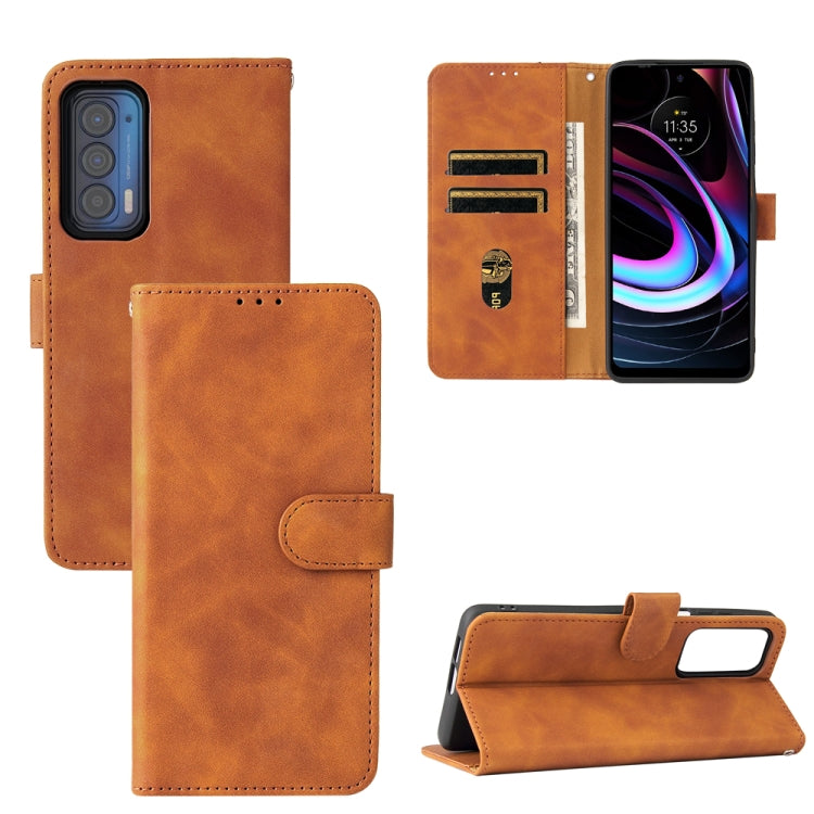 Solid Color Skin Feel Magnetic Buckle Horizontal Flip PU Leather Case with Holder &amp; Card Slots &amp; Wallet